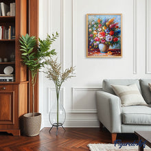 Laden Sie das Bild in den Galerie-Viewer, Malen nach Zahlen für Erwachsene | Bunter Blumenstrauß 2 | Figured'Art