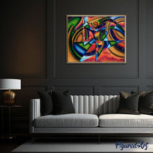 Laden Sie das Bild in den Galerie-Viewer, Malen nach Zahlen für Erwachsene | Abstrakte Frau | Figured'Art