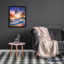 Laden Sie das Bild in den Galerie-Viewer, Malen nach Zahlen für Erwachsene | Strand und Palmen | Figured'Art