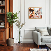 Laden Sie das Bild in den Galerie-Viewer, Malen nach Zahlen für Erwachsene | Frau und Tiger | Figured'Art