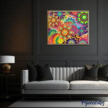 Laden Sie das Bild in den Galerie-Viewer, Malen nach Zahlen für Erwachsene | Magische Blumen | Figured'Art