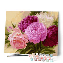 Laden Sie das Bild in den Galerie-Viewer, Malen nach Zahlen für Erwachsene | Blumen in drei Farben | Figured'Art