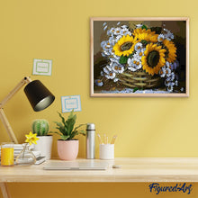 Laden Sie das Bild in den Galerie-Viewer, Malen nach Zahlen für Erwachsene | Sommerblumen | Figured'Art