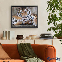 Laden Sie das Bild in den Galerie-Viewer, Malen nach Zahlen für Erwachsene | Zwei Tigerköpfe | Figured'Art
