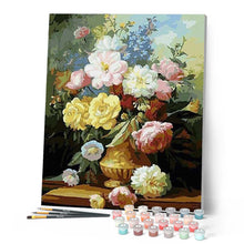 Laden Sie das Bild in den Galerie-Viewer, Malen nach Zahlen für Erwachsene | Eleganter Blumenstrauß | Figured'Art