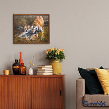Laden Sie das Bild in den Galerie-Viewer, Malen nach Zahlen für Erwachsene | Zärtliche Tiger | Figured'Art