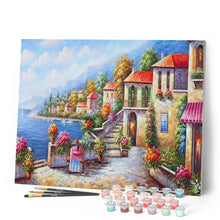 Laden Sie das Bild in den Galerie-Viewer, Malen nach Zahlen für Erwachsene | Schöne Aussicht auf das Meer | Figured'Art