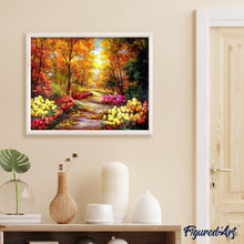 Laden Sie das Bild in den Galerie-Viewer, Malen nach Zahlen Erwachsene Spaziergang im Wald Figured'Art