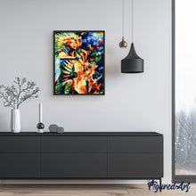 Laden Sie das Bild in den Galerie-Viewer, Malen nach Zahlen für Erwachsene | Der Cellist | Figured'Art