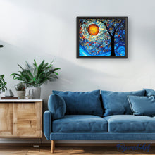 Laden Sie das Bild in den Galerie-Viewer, Malen nach Zahlen für Erwachsene | Baum und Vollmond | Figured'Art