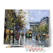 Laden Sie das Bild in den Galerie-Viewer, Malen nach Zahlen für Erwachsene | Straße und Straßenbahn | Figured'Art