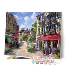 Laden Sie das Bild in den Galerie-Viewer, Malen nach Zahlen für Erwachsene | Terrasse am Mittelmeer | Figured'Art