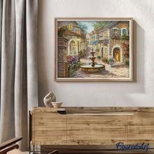 Laden Sie das Bild in den Galerie-Viewer, Malen nach Zahlen für Erwachsene | Dorfbrunnen | Figured'Art