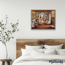 Laden Sie das Bild in den Galerie-Viewer, Malen nach Zahlen für Erwachsene | Edel Wohnzimmer | Figured'Art
