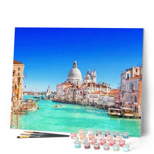 Laden Sie das Bild in den Galerie-Viewer, Malen nach Zahlen für Erwachsene | Der Canal Grande in Venedig | Figured'Art