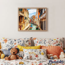 Laden Sie das Bild in den Galerie-Viewer, Malen nach Zahlen für Erwachsene | Gondelfahrt in Venedig | Figured'Art