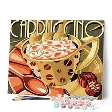 Laden Sie das Bild in den Galerie-Viewer, Malen nach Zahlen für Erwachsene | Cappuccino | Figured'Art