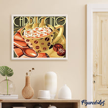 Laden Sie das Bild in den Galerie-Viewer, Malen nach Zahlen für Erwachsene | Cappuccino | Figured'Art