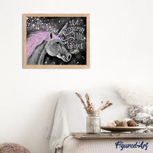 Laden Sie das Bild in den Galerie-Viewer, Malen nach Zahlen für Erwachsene | Einhorn und Sterne | Figured'Art
