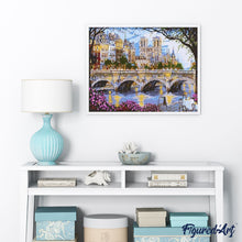 Laden Sie das Bild in den Galerie-Viewer, Malen nach Zahlen für Erwachsene | Notre Dame de Paris und die Seine | Figured'Art