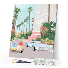 Laden Sie das Bild in den Galerie-Viewer, Reiseposter Beverly Hills