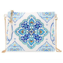 Laden Sie das Bild in den Galerie-Viewer, Diamond Painting Handtasche - Marokkanische Azur Fliese Figured'Art