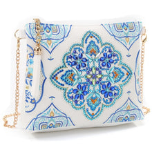 Laden Sie das Bild in den Galerie-Viewer, Diamond Painting Handtasche - Marokkanische Azur Fliese