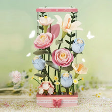 Laden Sie das Bild in den Galerie-Viewer, 3D Puzzle - Blühende Blumenstrauß-Box