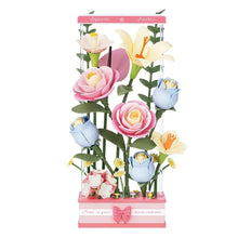 Laden Sie das Bild in den Galerie-Viewer, 3D Puzzle - Blühende Blumenstrauß-Box