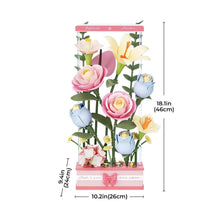 Laden Sie das Bild in den Galerie-Viewer, 3D Puzzle - Blühende Blumenstrauß-Box