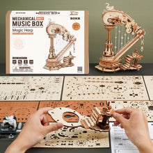 Laden Sie das Bild in den Galerie-Viewer, 3D Puzzle - Magische Harfe