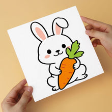 Laden Sie das Bild in den Galerie-Viewer, Mini Serie Malen nach Zahlen 20x20 cm (6 Stück) - Niedlich und hungrig