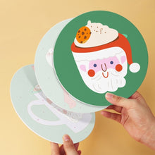 Laden Sie das Bild in den Galerie-Viewer, Mini Serie Malen nach Zahlen - Scheiben Ø20cm (6 Stück) - Weihnachtstassen