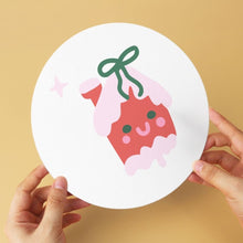 Laden Sie das Bild in den Galerie-Viewer, Mini Serie Malen nach Zahlen - Scheiben Ø20cm (6 Stück) - Süße Weihnachten