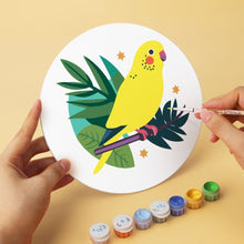 Laden Sie das Bild in den Galerie-Viewer, Mini Serie Malen nach Zahlen - Scheiben Ø20cm (6 Stück) - Bunte Flügel