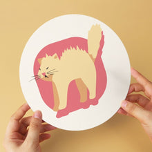 Laden Sie das Bild in den Galerie-Viewer, Mini Serie Malen nach Zahlen - Scheiben Ø20cm (6 Stück) - Katzenporträt