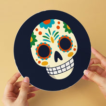 Laden Sie das Bild in den Galerie-Viewer, Mini Serie Malen nach Zahlen - Scheiben Ø20cm (6 Stück) - Día de los Muertos