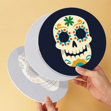 Laden Sie das Bild in den Galerie-Viewer, Mini Serie Malen nach Zahlen - Scheiben Ø20cm (6 Stück) - Día de los Muertos