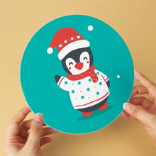 Laden Sie das Bild in den Galerie-Viewer, Mini Serie Malen nach Zahlen - Scheiben Ø20cm (6 Stück) - Türkises Festtagsset 1