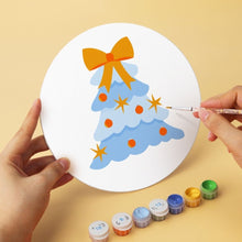 Laden Sie das Bild in den Galerie-Viewer, Mini Serie Malen nach Zahlen - Scheiben Ø20cm (6 Stück) - Raffinierte Weihnachtsikonen