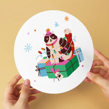 Laden Sie das Bild in den Galerie-Viewer, Mini Serie Malen nach Zahlen - Scheiben Ø20cm (6 Stück) - Weihnachtszauber 2