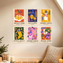 Laden Sie das Bild in den Galerie-Viewer, Mini Serie Malen nach Zahlen 15x20 cm (6 Stück) - Holly-Jolly-Kollektion