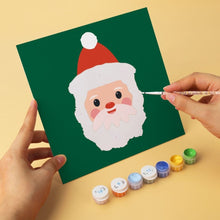 Laden Sie das Bild in den Galerie-Viewer, Mini Serie Malen nach Zahlen 20x20 cm (6 Stück) - Weihnachtsporträts