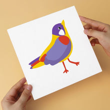 Laden Sie das Bild in den Galerie-Viewer, Mini Serie Malen nach Zahlen 20x20 cm (6 Stück) - Tropische Vögel