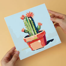 Laden Sie das Bild in den Galerie-Viewer, Mini Serie Malen nach Zahlen 20x20 cm (6 Stück) - Stachelig und hübsch