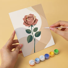 Laden Sie das Bild in den Galerie-Viewer, Mini Serie Malen nach Zahlen 15x20 cm (6 Stück) - Botanische Studie