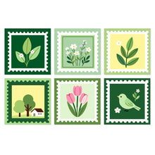 Laden Sie das Bild in den Galerie-Viewer, Mini Serie Malen nach Zahlen 20x20 cm (6 Stück) - Naturstempel-Kollektion Figured'Art