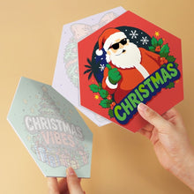 Laden Sie das Bild in den Galerie-Viewer, Mini Serie Malen nach Zahlen - Sechsecke (6 Stück) - Weihnachtsstimmung