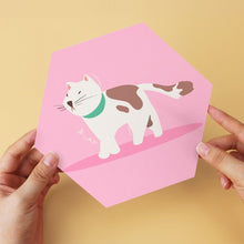 Laden Sie das Bild in den Galerie-Viewer, Mini Serie Malen nach Zahlen - Sechsecke (6 Stück) - Tiere in Pink