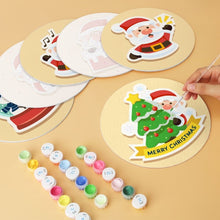 Laden Sie das Bild in den Galerie-Viewer, Mini Serie Malen nach Zahlen - Scheiben Ø20cm (6 Stück) - Weihnachtszauber